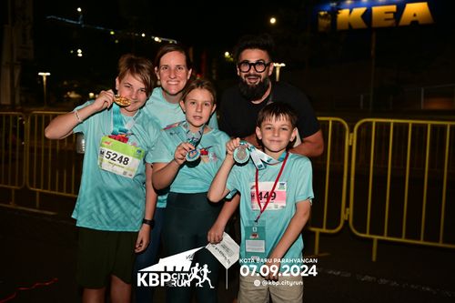 Race photo from KBP City Run 2024