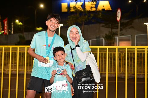Race photo from KBP City Run 2024