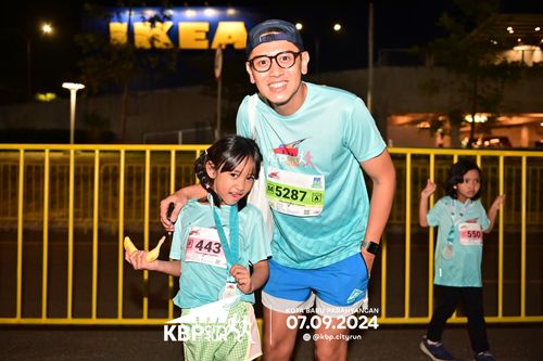 Race photo from KBP City Run 2024