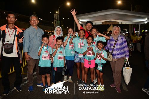 Race photo from KBP City Run 2024