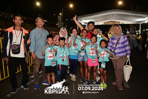 Race photo from KBP City Run 2024