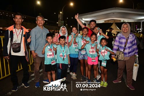 Race photo from KBP City Run 2024