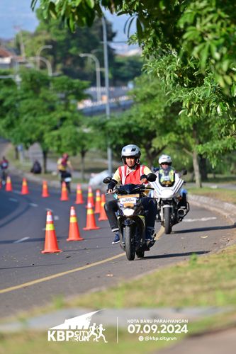 Race photo from KBP City Run 2024
