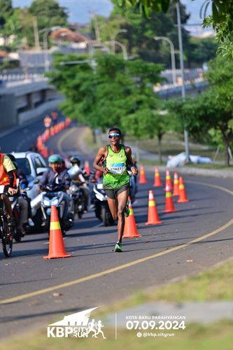 Race photo from KBP City Run 2024