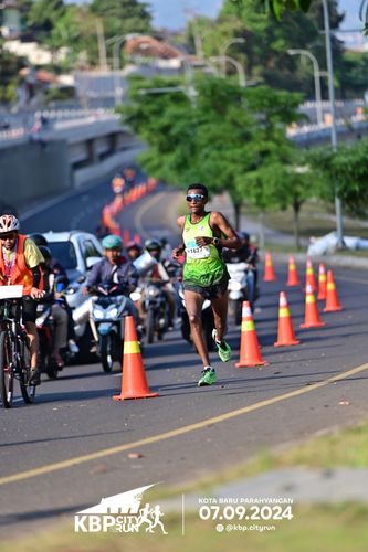 Race photo from KBP City Run 2024