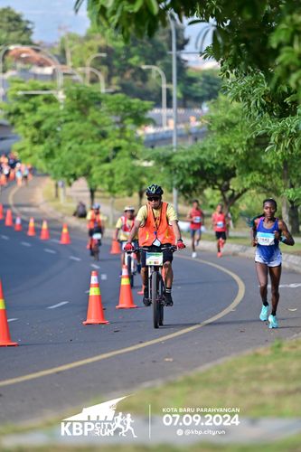 Race photo from KBP City Run 2024