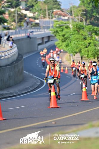 Race photo from KBP City Run 2024