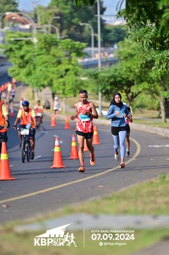 Race photo from KBP City Run 2024