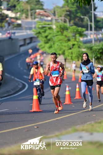 Race photo from KBP City Run 2024