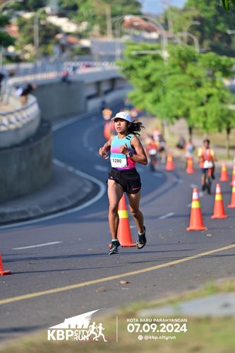 Race photo from KBP City Run 2024