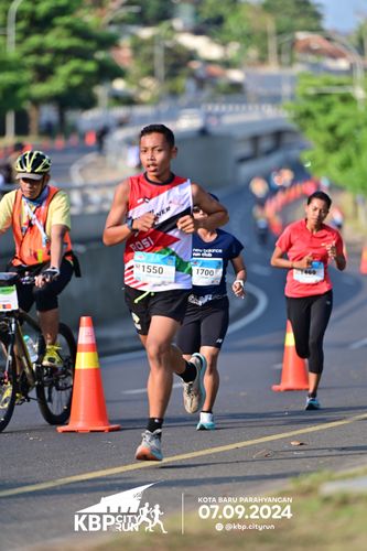 Race photo from KBP City Run 2024