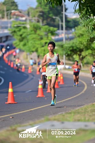 Race photo from KBP City Run 2024