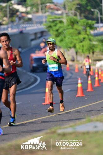 Race photo from KBP City Run 2024