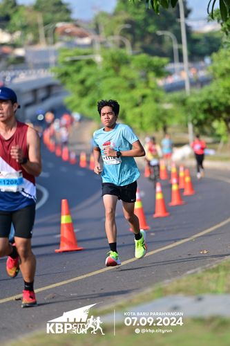 Race photo from KBP City Run 2024