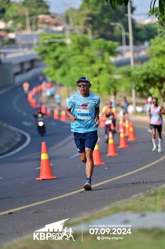 Race photo from KBP City Run 2024