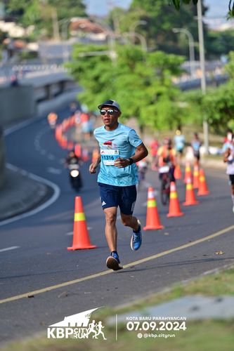 Race photo from KBP City Run 2024