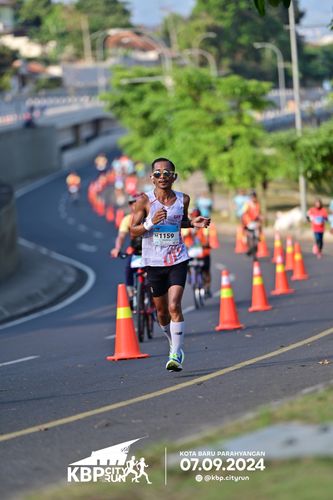Race photo from KBP City Run 2024