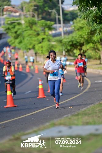 Race photo from KBP City Run 2024