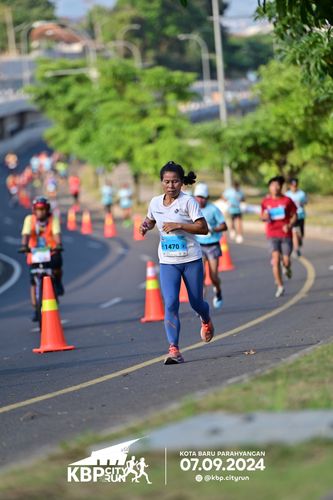 Race photo from KBP City Run 2024