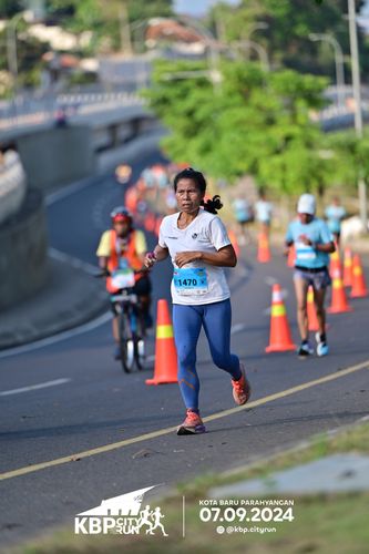 Race photo from KBP City Run 2024