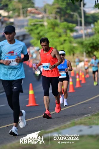 Race photo from KBP City Run 2024
