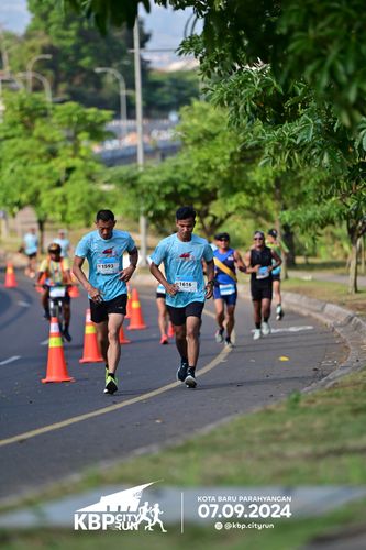 Race photo from KBP City Run 2024