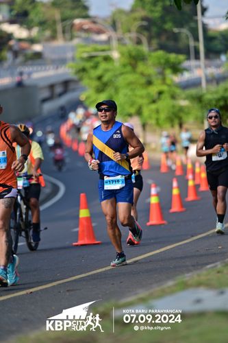 Race photo from KBP City Run 2024