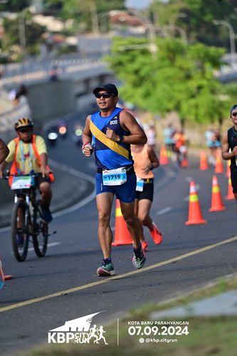 Race photo from KBP City Run 2024