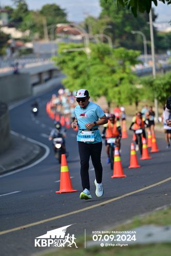 Race photo from KBP City Run 2024