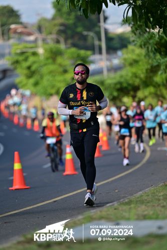 Race photo from KBP City Run 2024