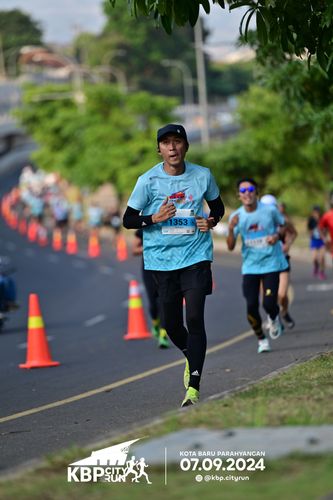 Race photo from KBP City Run 2024