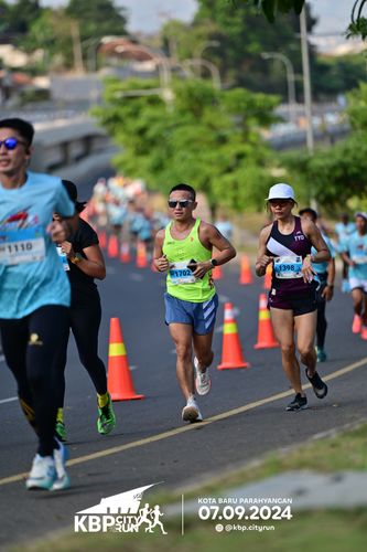 Race photo from KBP City Run 2024