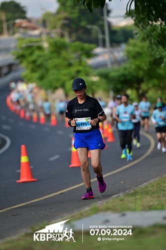 Race photo from KBP City Run 2024