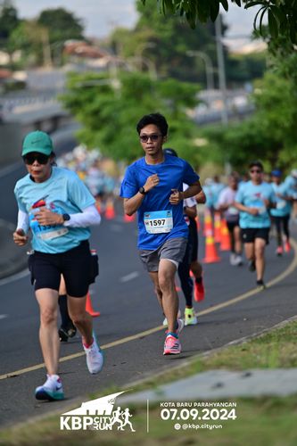 Race photo from KBP City Run 2024
