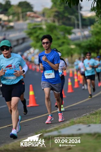 Race photo from KBP City Run 2024
