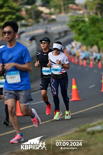 Race photo from KBP City Run 2024