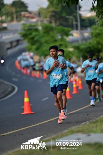 Race photo from KBP City Run 2024