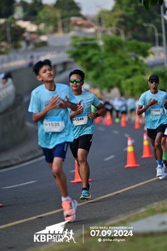 Race photo from KBP City Run 2024