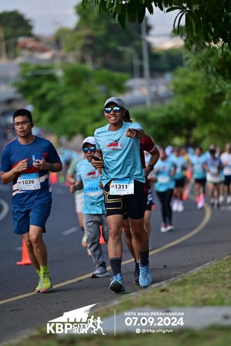 Race photo from KBP City Run 2024