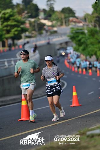 Race photo from KBP City Run 2024