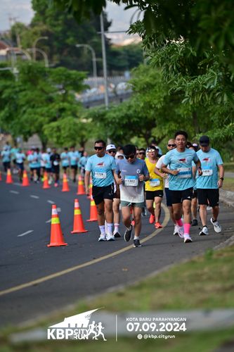 Race photo from KBP City Run 2024