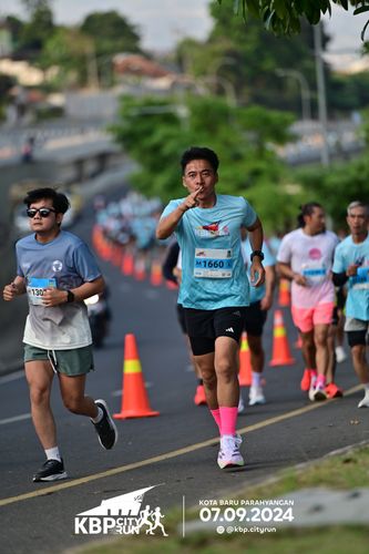 Race photo from KBP City Run 2024
