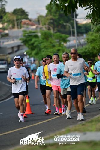Race photo from KBP City Run 2024
