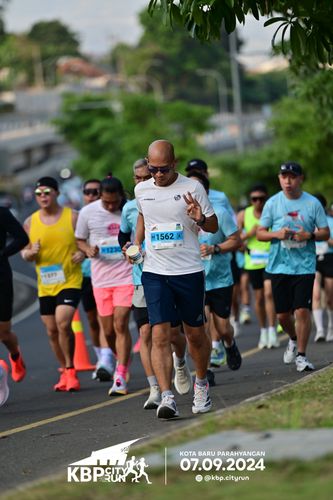 Race photo from KBP City Run 2024