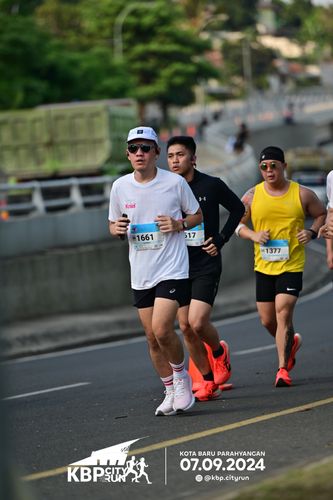 Race photo from KBP City Run 2024