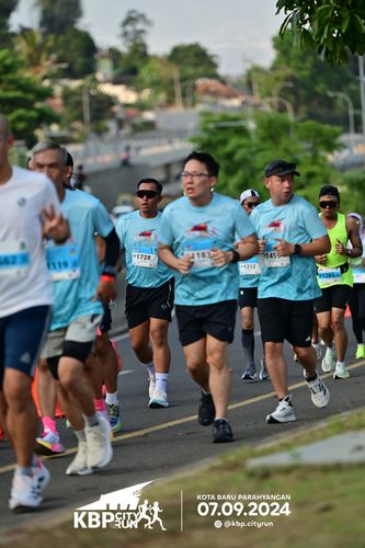 Race photo from KBP City Run 2024