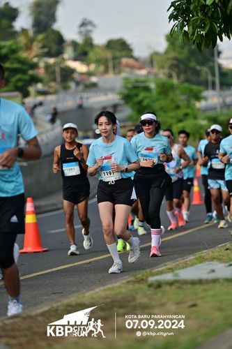 Race photo from KBP City Run 2024