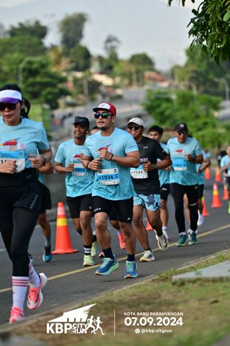 Race photo from KBP City Run 2024