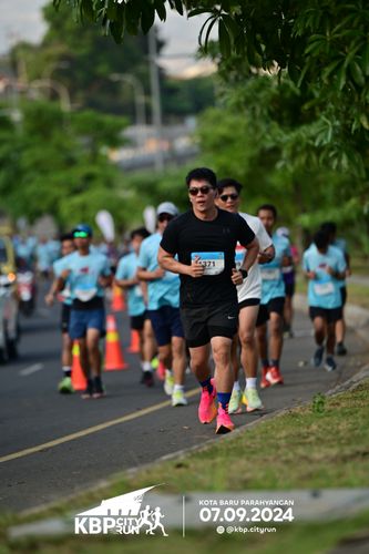 Race photo from KBP City Run 2024