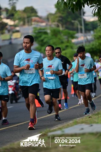 Race photo from KBP City Run 2024